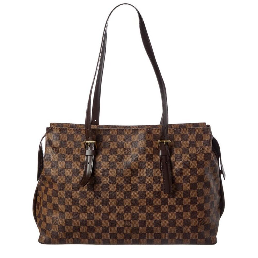 Louis Vuitton Brown Damier Ebene Coated Canvas Chelsea (Authentic Pre-Loved)